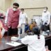 CM Yogi inspects vaccination camp