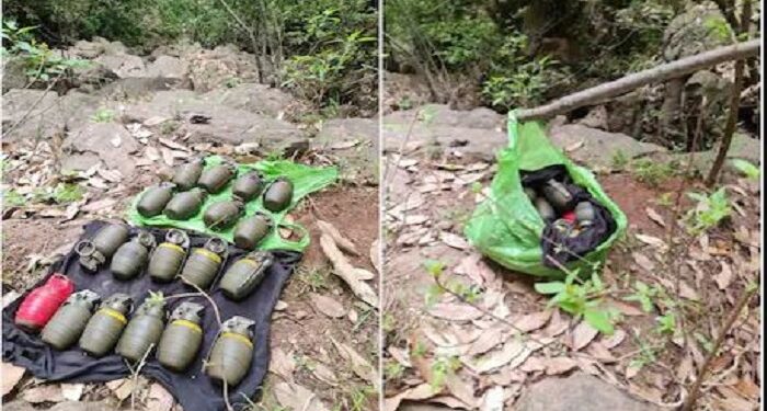 Chinese grenades recovered