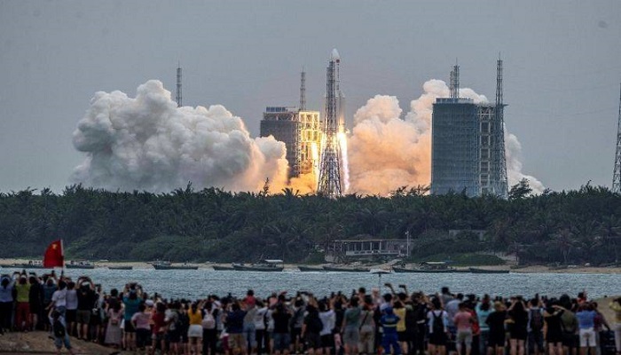 debris of largest rocket