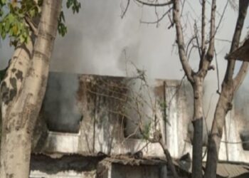 fire in textile factory