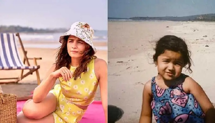 Actress Alia Bhatt shared her childhood photo on social media