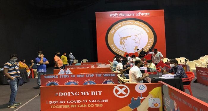 Free vaccination for industry people started at Yash Raj Studios