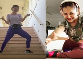 Rubina Dilaik's workout video went viral on social media