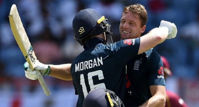 There was ruckus on old tweet of England captain Morgan and Jos Buttler