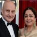 Anupam Kher wishes Kirron Kher a happy birthday in a loving way