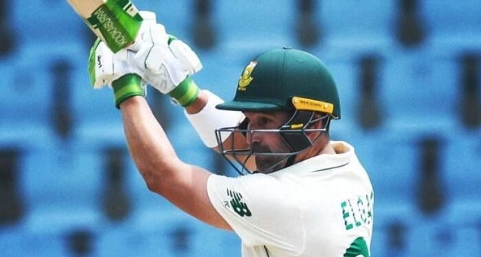 South Africa scored 218 runs for the loss of five wickets on the first day