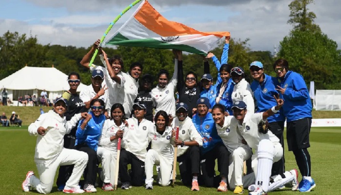 Indian women's cricket team drew the losing test match