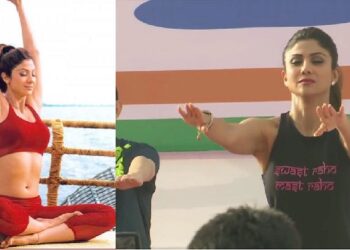 fitness goddess shilpa shetty shared pictures on international yoga day