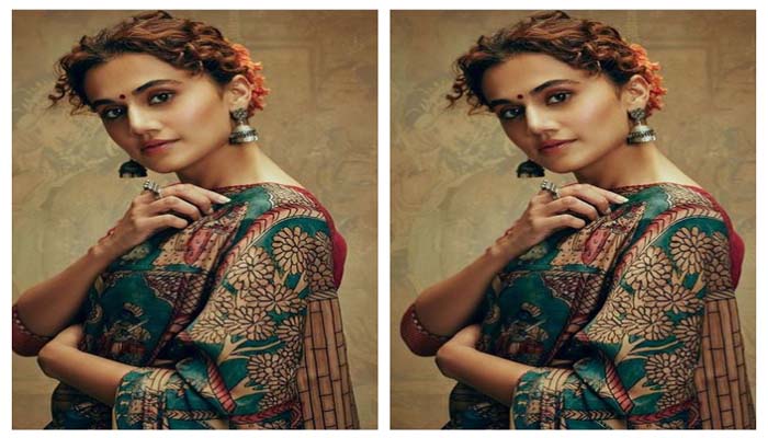 Taapsee Pannu's unique style on social media