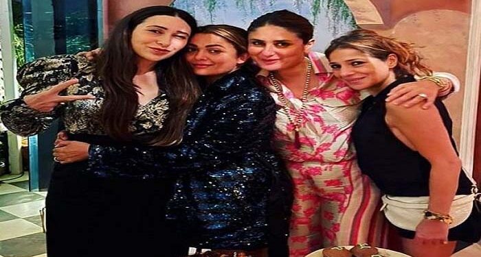 Karisma was seen celebrating her 47th birthday at Kareena's house