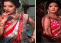 Monalisa wreaked havoc in silk sari, fans praised her fiercely