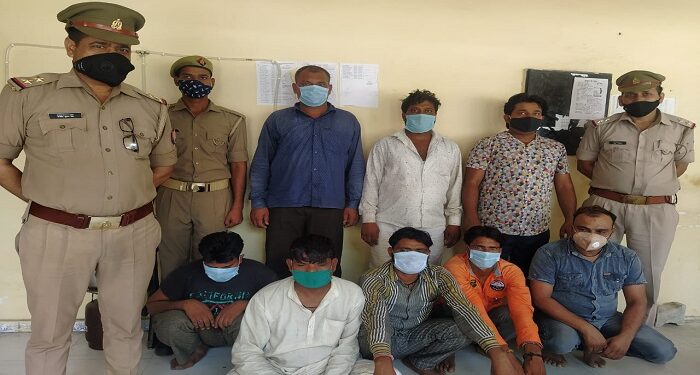 eight accused arrested