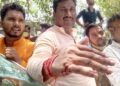 Fight between farmers and BJP workers,