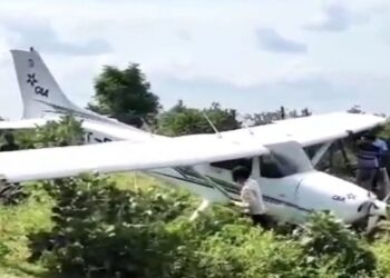 Trainee pilot lost control