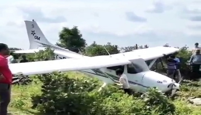 Trainee pilot lost control