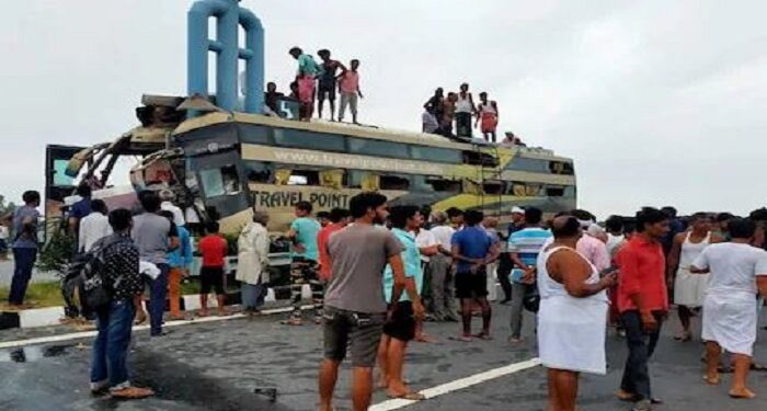 double decker bus accident