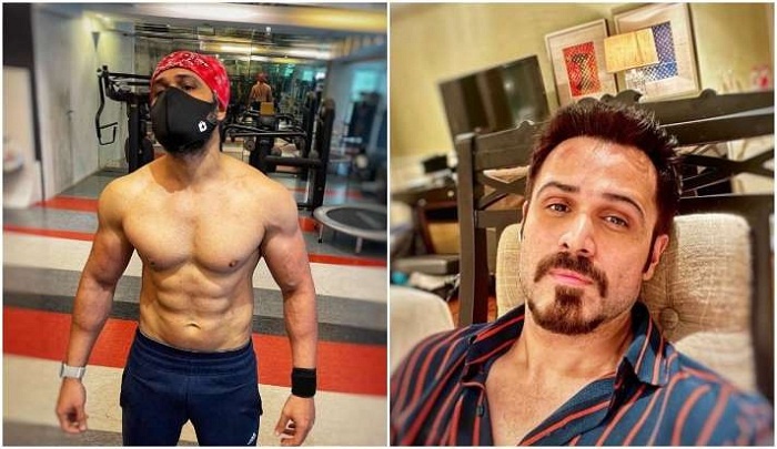 emraan in gym