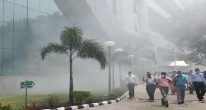 Fire broke out in CBI building