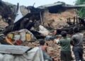 Kutcha house collapsed