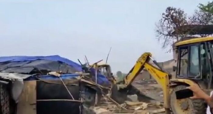 Rohingya camp demolished