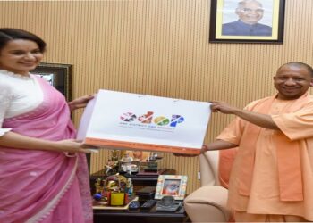 kangana with cm yogi