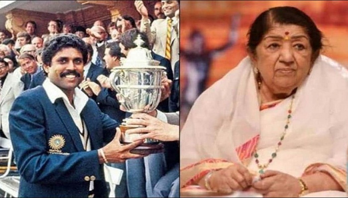 lata mangeshkar-team india