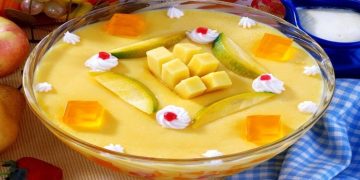 mango custard