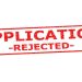 application rejected