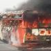 fire in bus