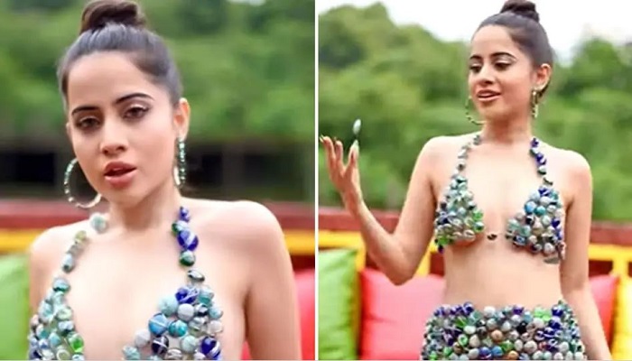 Urfi Javed Is Back With New Dress Made Out Of Cigarette Butts And Internet  Is Loving It | Viral Video