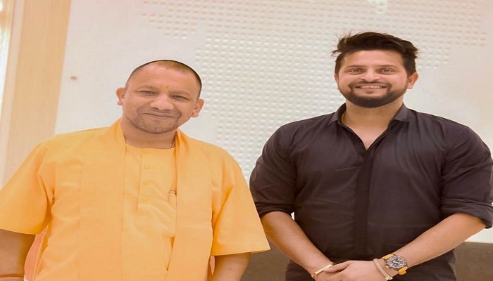 cm yogi, suresh raina