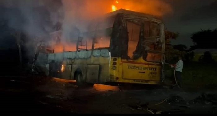 bus fire