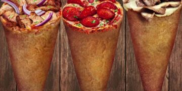 pizza cones