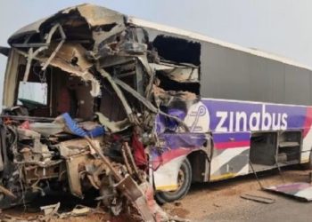 bus collided