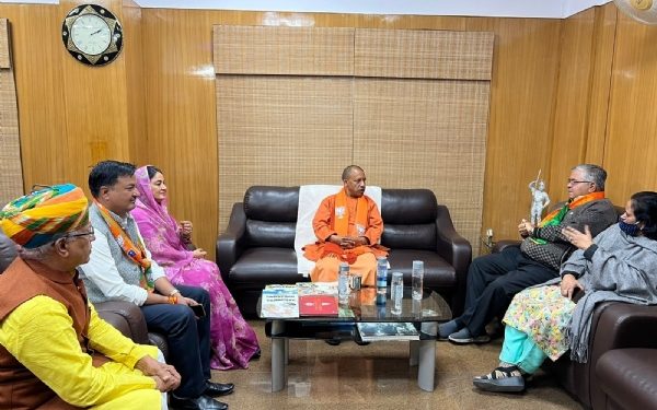 CM Yogi reached Bhinmal in religious ceremony