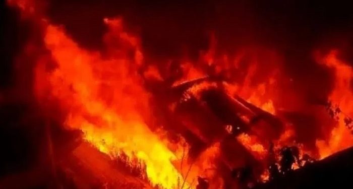 Fire in Bihari Bhawan of Prayagraj