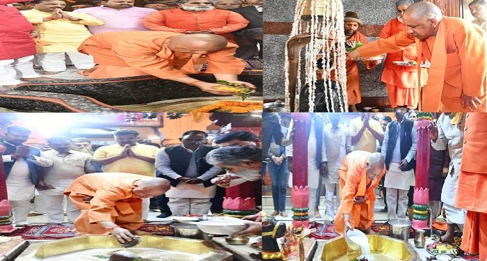 CM Yogi engaged in rituals on Mahashivaratri