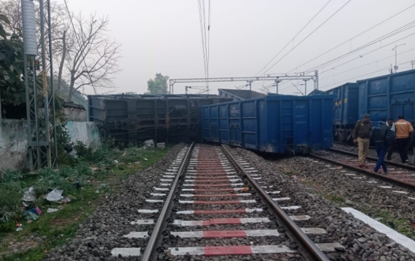 collision of two goods trains