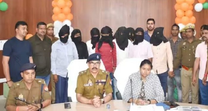 13 people arrested for cheating gang in UP board