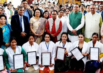 Chief Minister Dhami distributed appointment letters to 824 ANMs