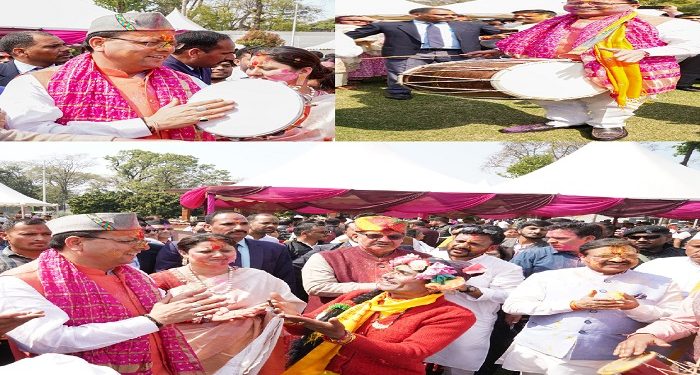 CM Dhami wished Holi to the entire state