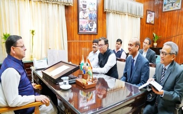 Foreign service officers met CM Dhami