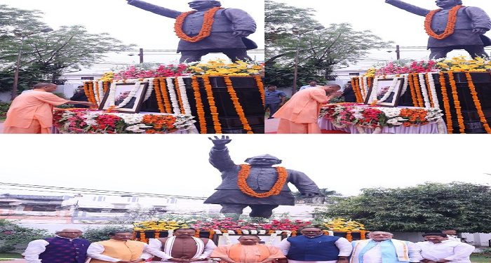 CM Yogi paid tribute to former CM Hemvati Nandan