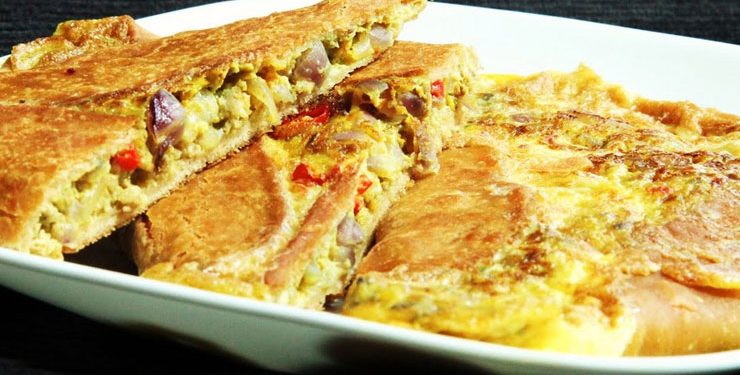 Egg Chicken Mughlai Paratha