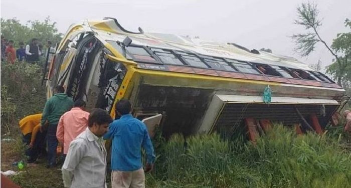 Bus Overturned