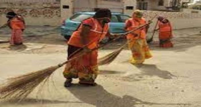 sanitation workers