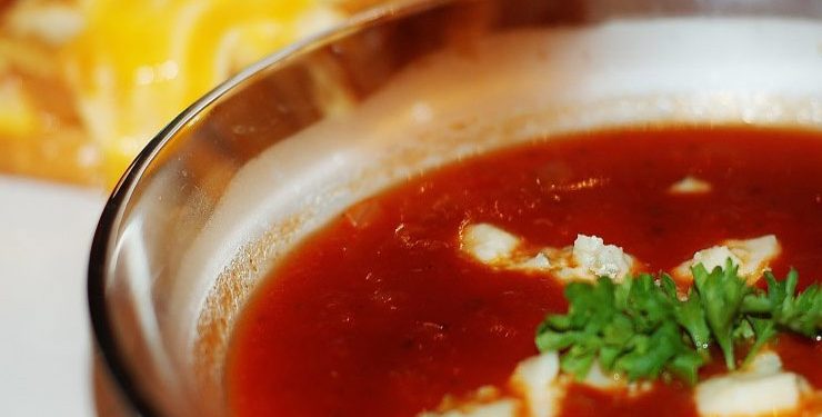Roasted Tomato and Herb Soup
