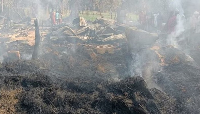 Fire in Kushinagar
