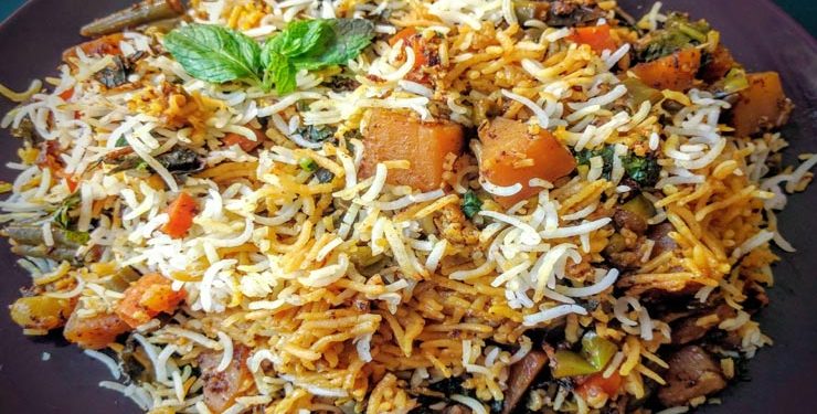 Hyderabadi Dum Veg Biryani