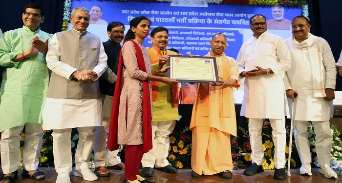 CM Yogi distributed appointment letters